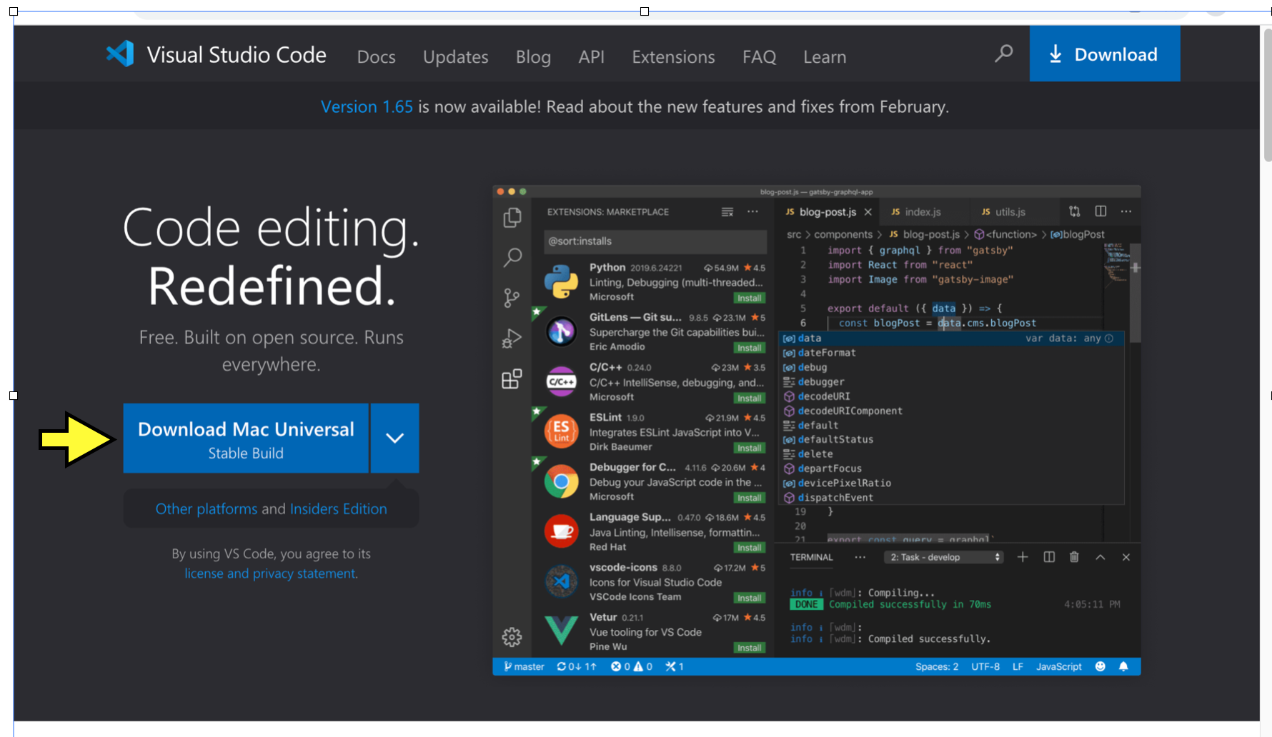 Installing Visual Studio on Windows, Mac, and Linux